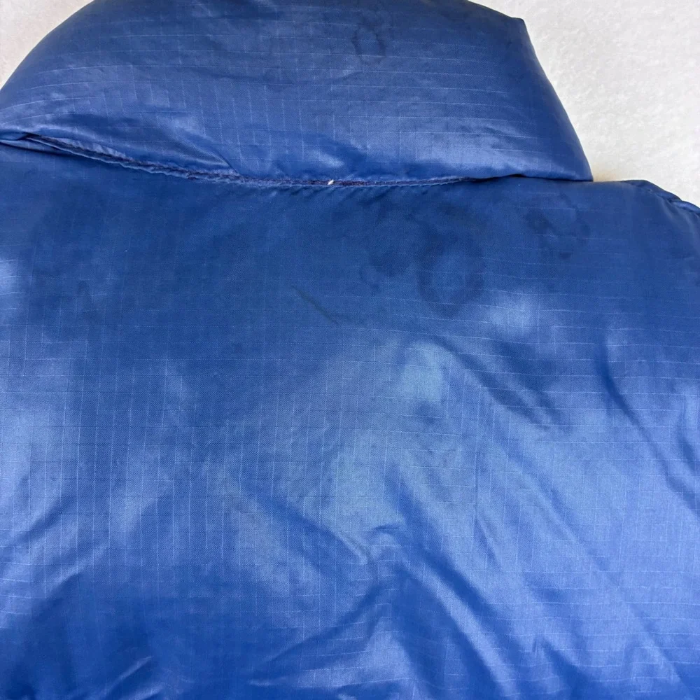 The North Face Puffer Vest S Blue Vintage Down Filled Gorpcore Retro USA Made